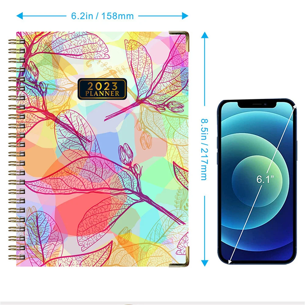 Daily Calendar Planner Notebook Weekly Monthly Office Agenda Organizer Time Management Personal Appointment Journal Wedding
