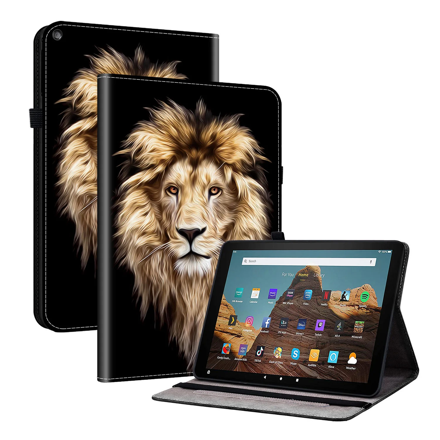 Premium Leather Tablet Cover - Elegant Design