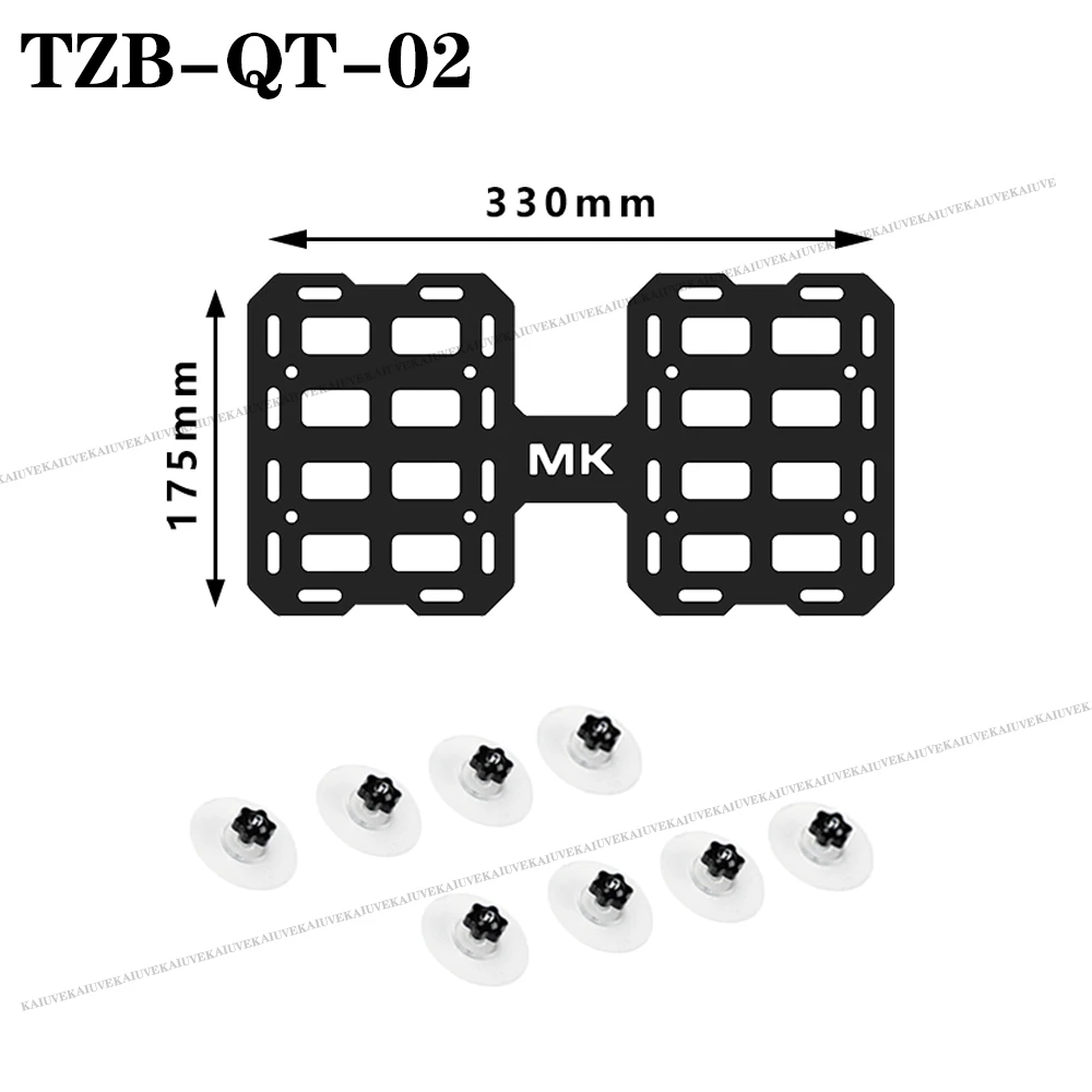 Auto Fahrzeug Fenster Organizer Taktische Molle Panel für Modulare Lagerung Universal Pickup Lkw Heckklappe Innen Zubehör – Detail 13