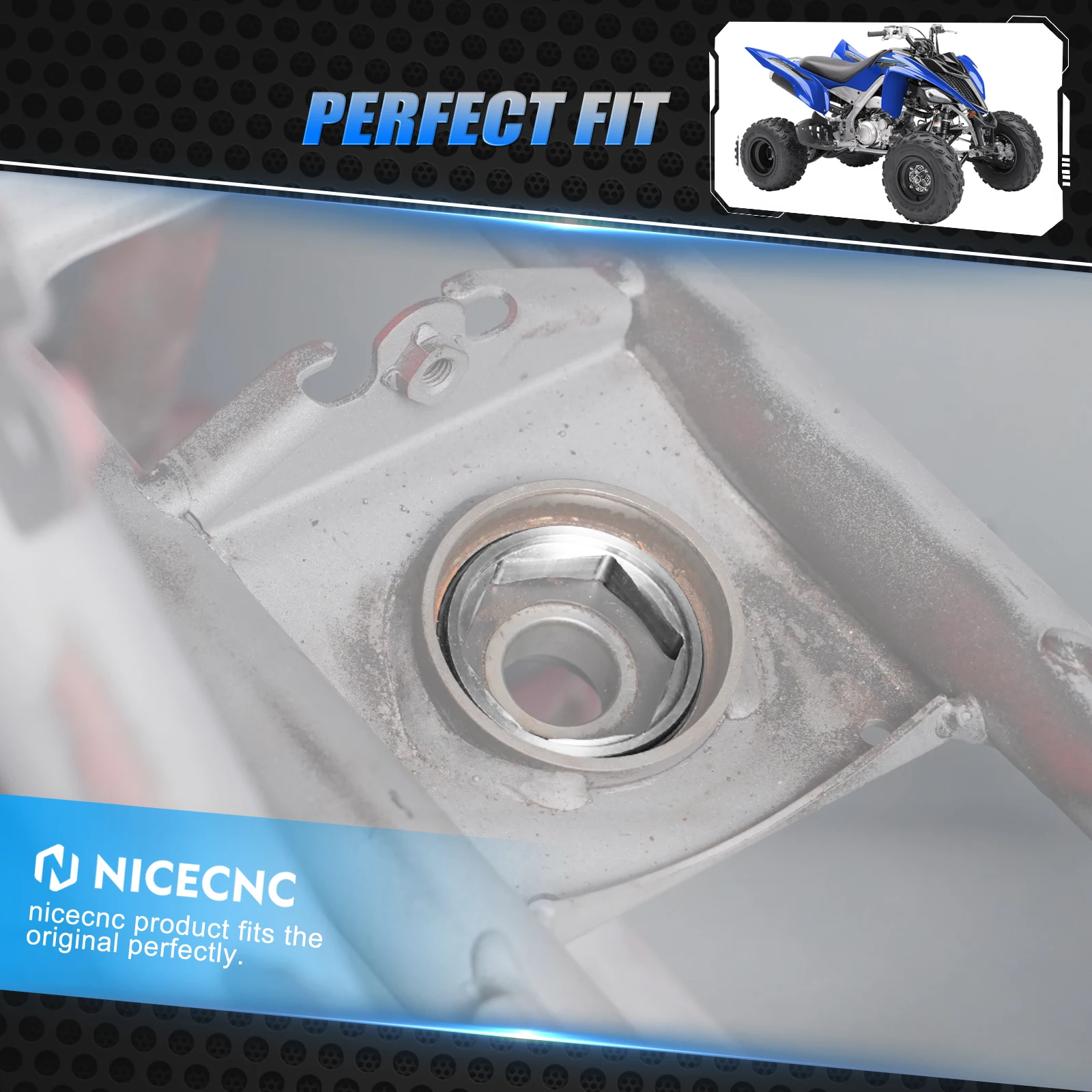 Für Yamaha Raptor 700 ATV Lenkkopflager Halter Mutter Für Raptor 700R 660R YFZ450 Grizzly 550 450 400 350 Banhsee Kodiak – Detail 12