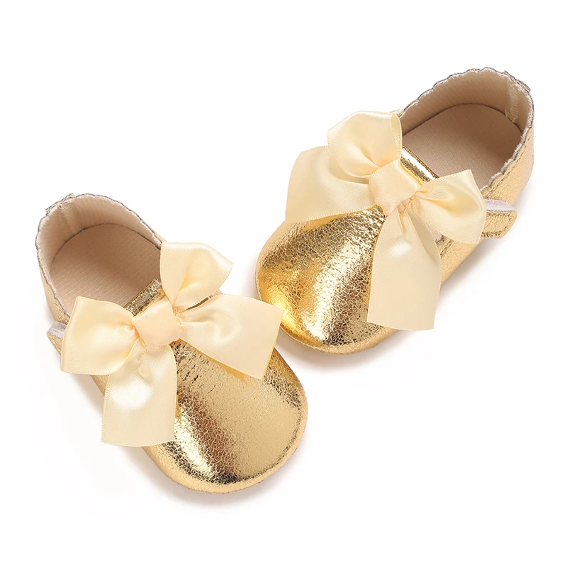 Baby Girl Bow Shoes Summer Soft Sole Princess Skirt Anti Slip First Step Walking 0-18M for baby girl shoes