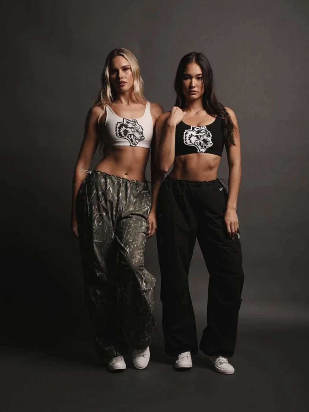 Dakit csport Sports Bra oproof with Chest Pad Fitn Vest Anti ake Wolf Head Design Women's Underwear Activewear