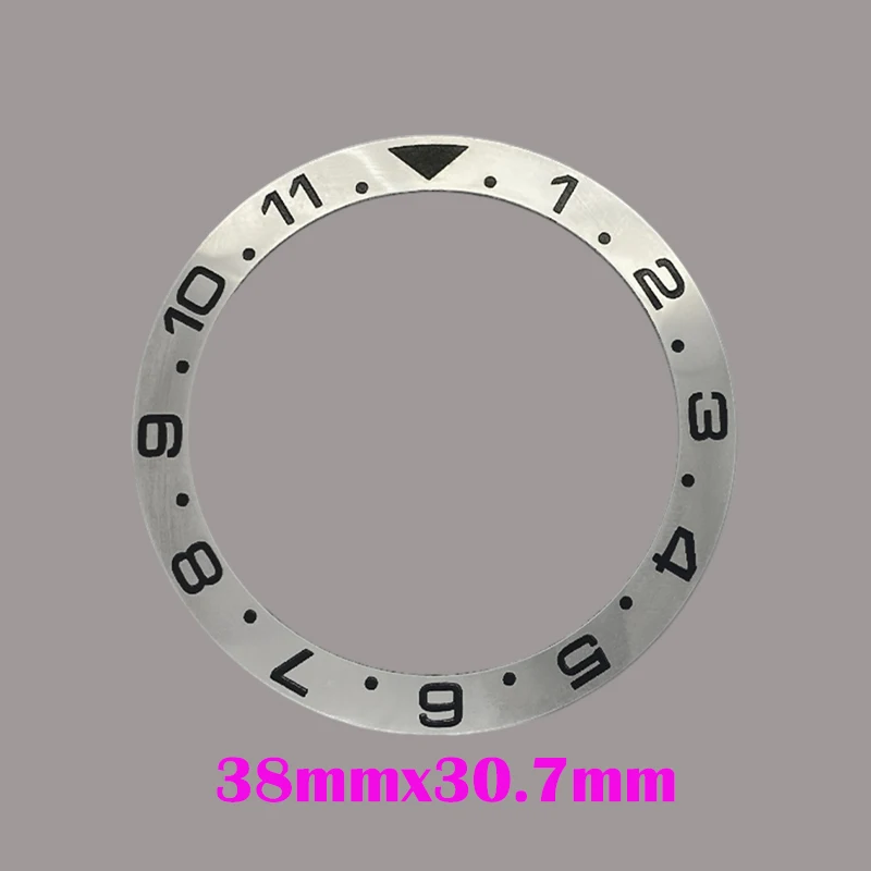 Mod Tilt 38mm * 30.6mm Ceramic Bezel GMT and diving watch inserts suitable for SUB SKX007 40mm men watch replacement Bezel