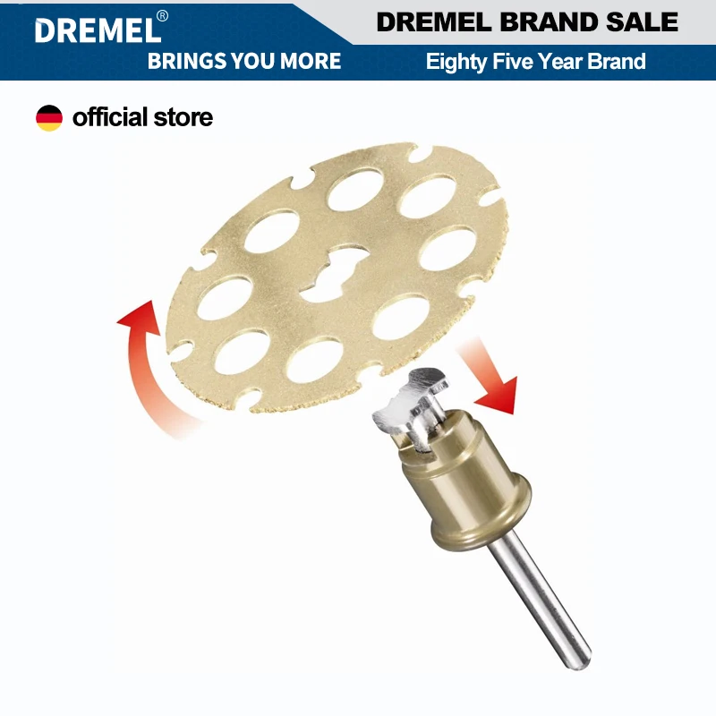 Dremel Molette à lame diamantée EZ Lock de 1 1/2 pouce pour outils