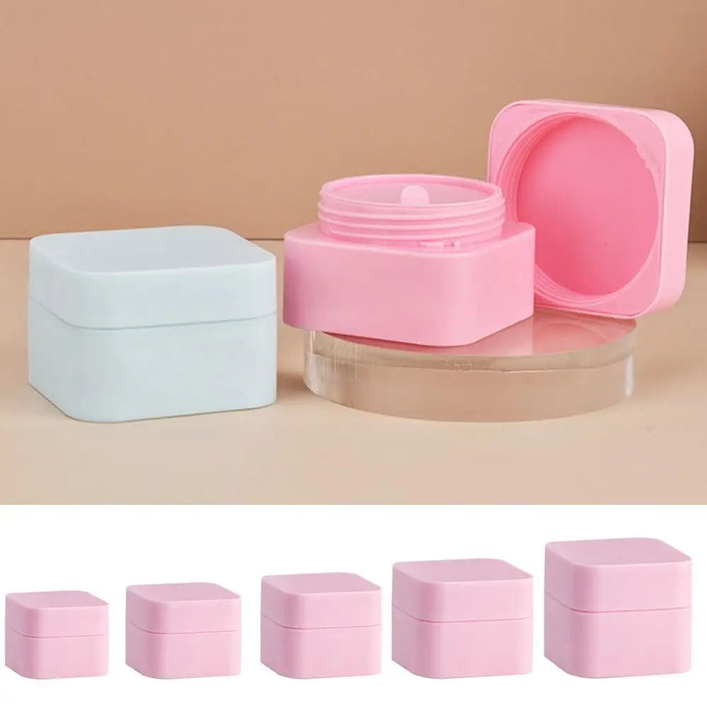 

1Pcs Empty Tight Waist Container Travel PP Facial Cream Jar Cosmetic Plastic Box Cosmetic Refillable Bottle 5g /10g/20g/30g/50g