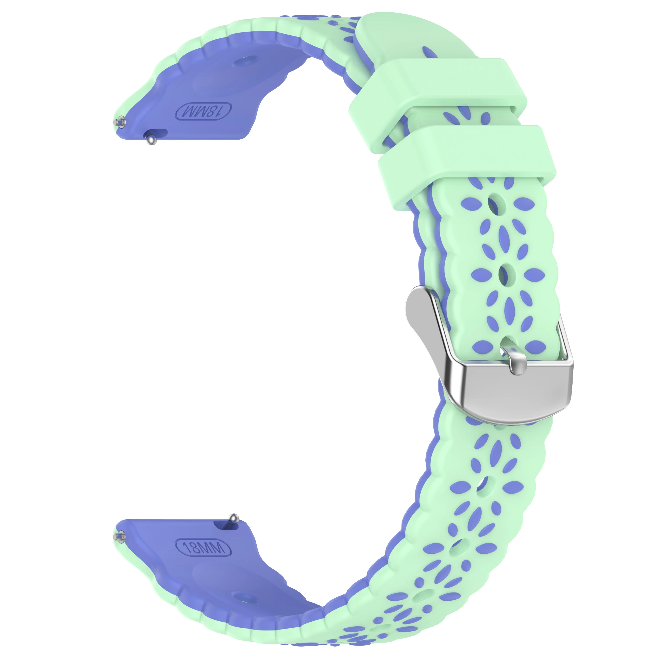 Vibrant 20mm Silicone Watch Strap – Colorful Collection