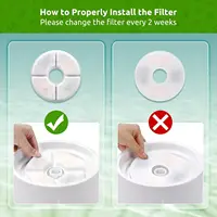 OYES Filters for Cat Water Fountain Filters 4/8 Pack Replacement Filter Multi-Filtration System Activated Carbon Filter 4