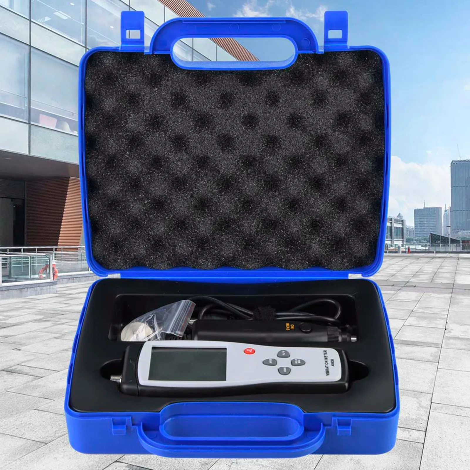LCD Vibration Tester Meter Vibrometer Gauge Analyzer AS63B