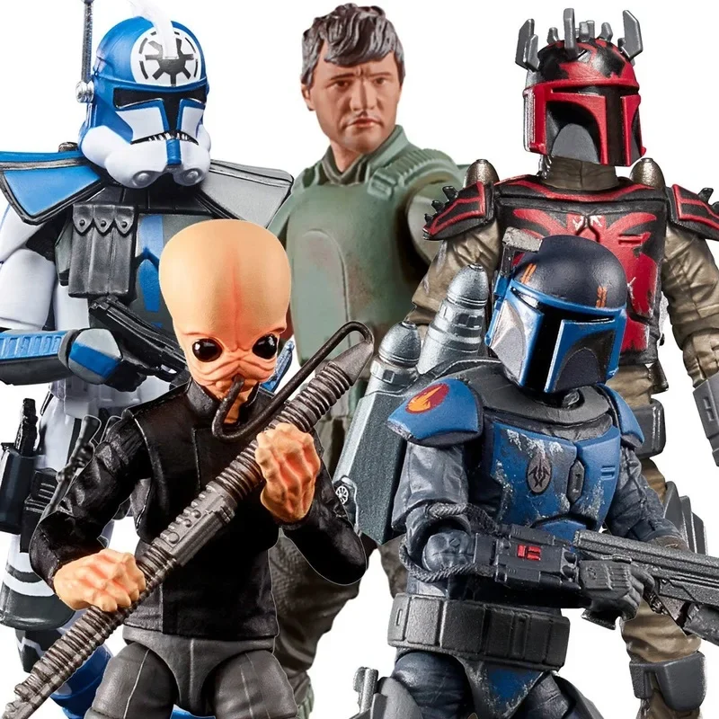 3.75 Pollici Star Wars Figure The Vintage Mandalorian Super Commando Captain Action Figures Collection Adult Kids Toy Gifts