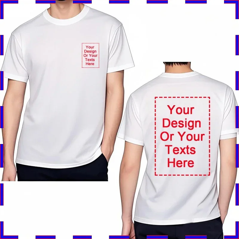 Personalized Custom Photo T-Shirts for Men - Unique Gift for Dad, Grandpa, or Couples