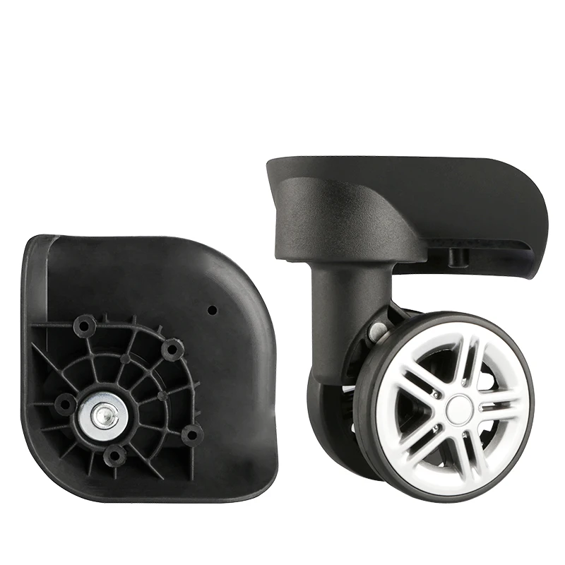W139 Luggage Universal 360 Degree Swivel Wheels Travel Suitcase Casters Noise Reduction Slient Trolley Suitcase Wheel Repairable