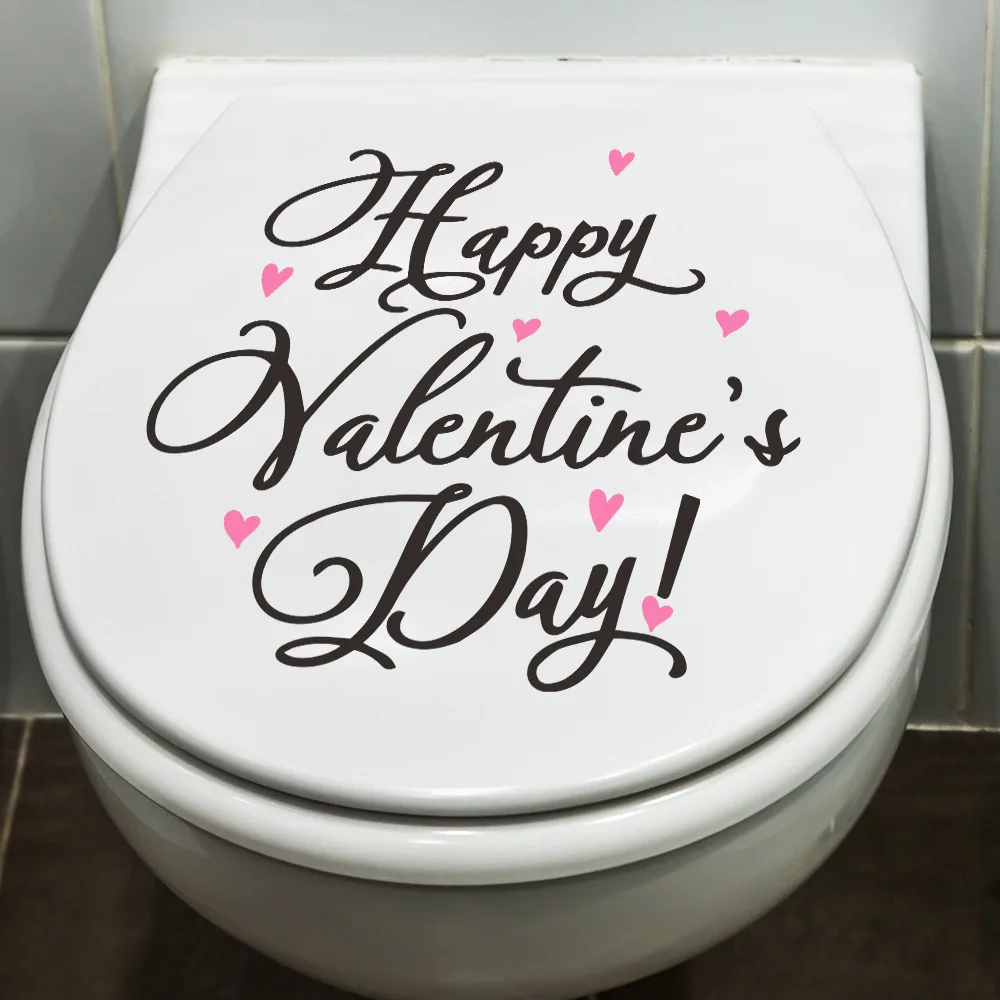 C15# Cartoon Naughty kids Toilet Stickers Child Urination Toilet Lid WC Door Sticker Removable Decor Paper Household Decal