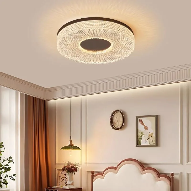 Simple modern ceiling light bedroom room light warm and warm study balcony living room ceiling LED energy saving