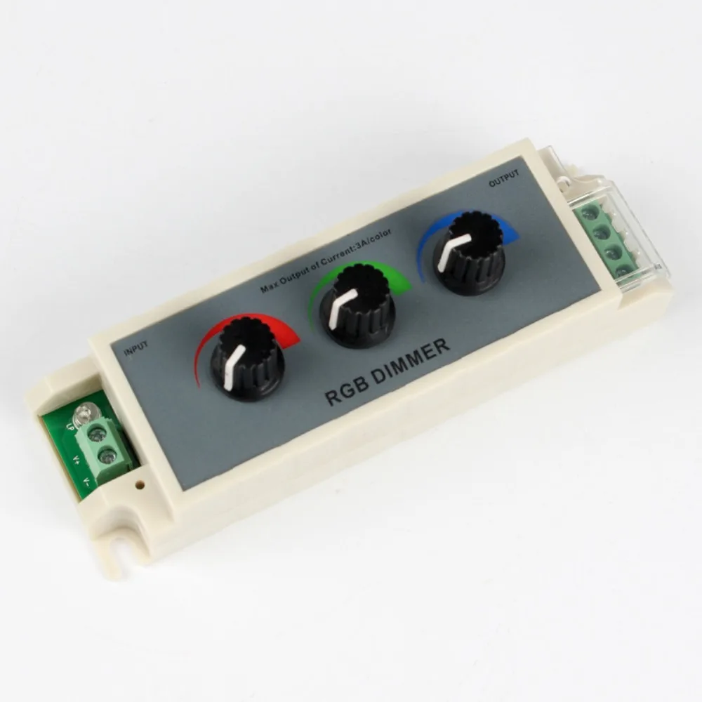 Led Light Remote Welsun DC12V 24V 9A RGB Controller 3 Channel RGB LED ...