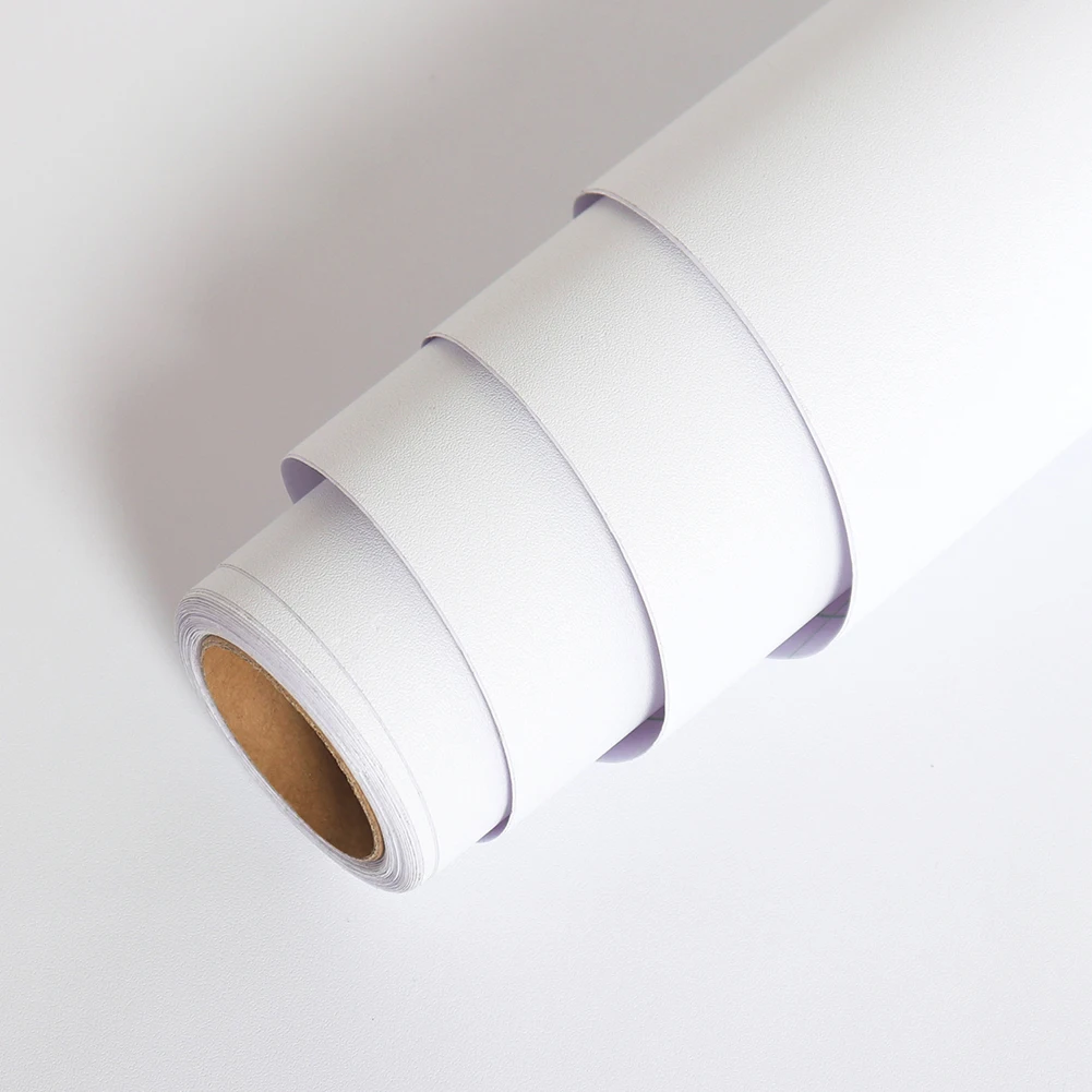 Pearl White Waterproof DIY Decorative Self-Adhesive Wallpaper and Furniture Renovation Sticker