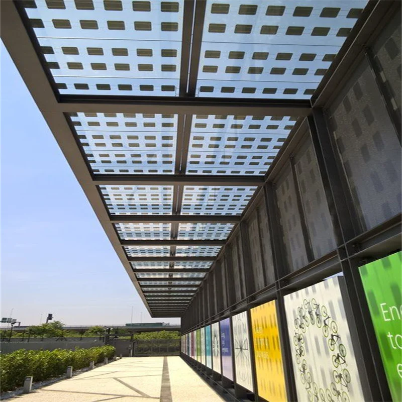 

BIPV Building Integrated PV Glass Facade Bifacial Perc Mono Crystalline Solar Panel Half Cut Cell