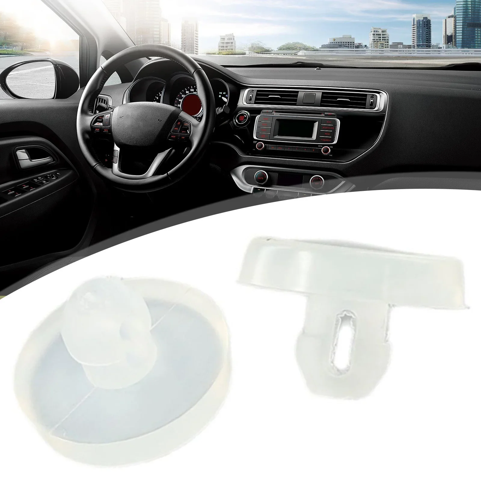 

2 PCS Car Brake Light Switch Buffer Cushion Rubber Brake Pedal Buffer 32876-36000 For Hyundai KIN K2 K3 For Kia K900 2004-2015