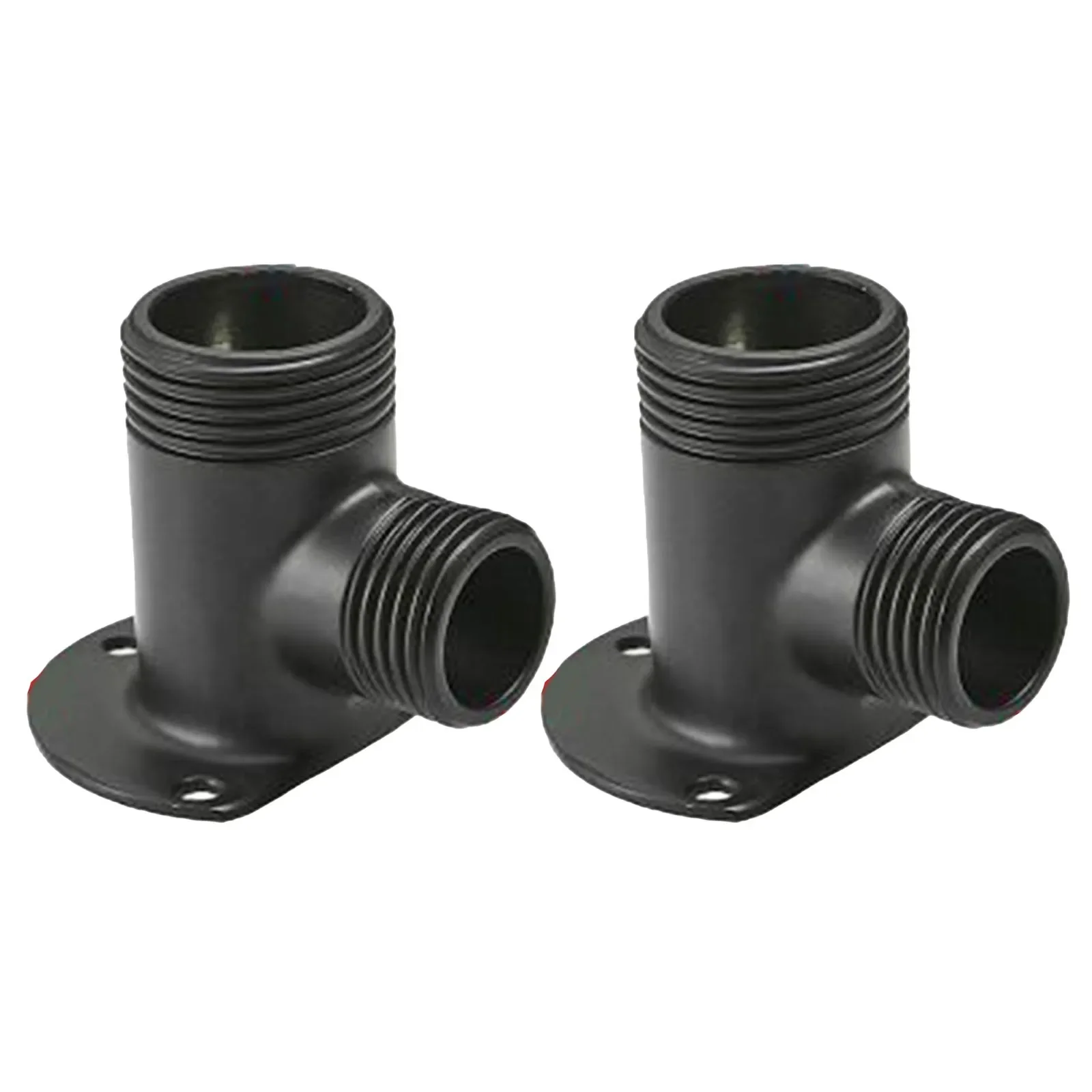 2pcs Bathroom Faucet Fixed Base Wall Mounted Tap Installation Adapter Bathroom Bath Shower Tap Replacement Parts