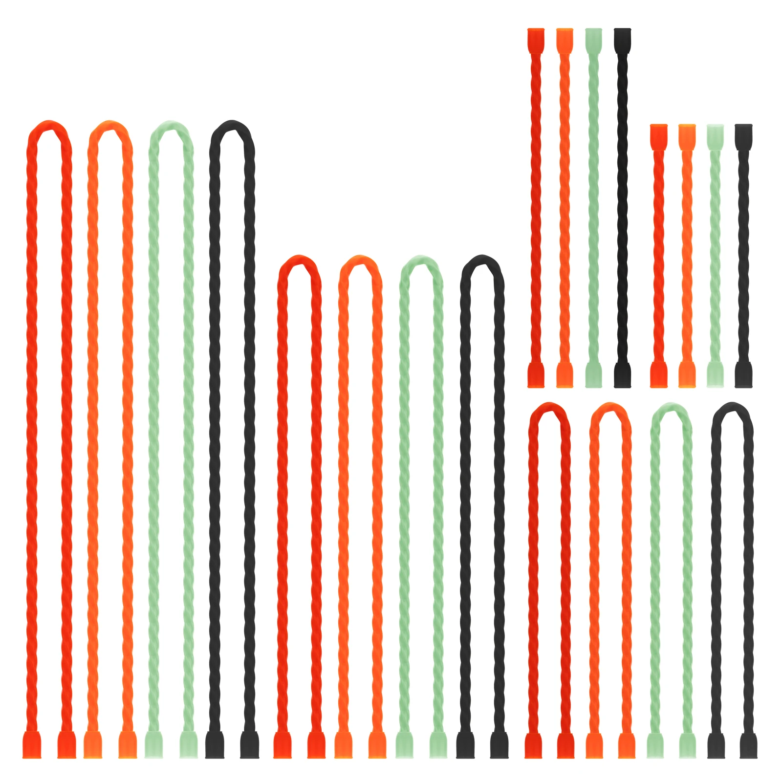 Silicone Cable TiesReusable Rubber Twist Ties Bendable Cable Ties for