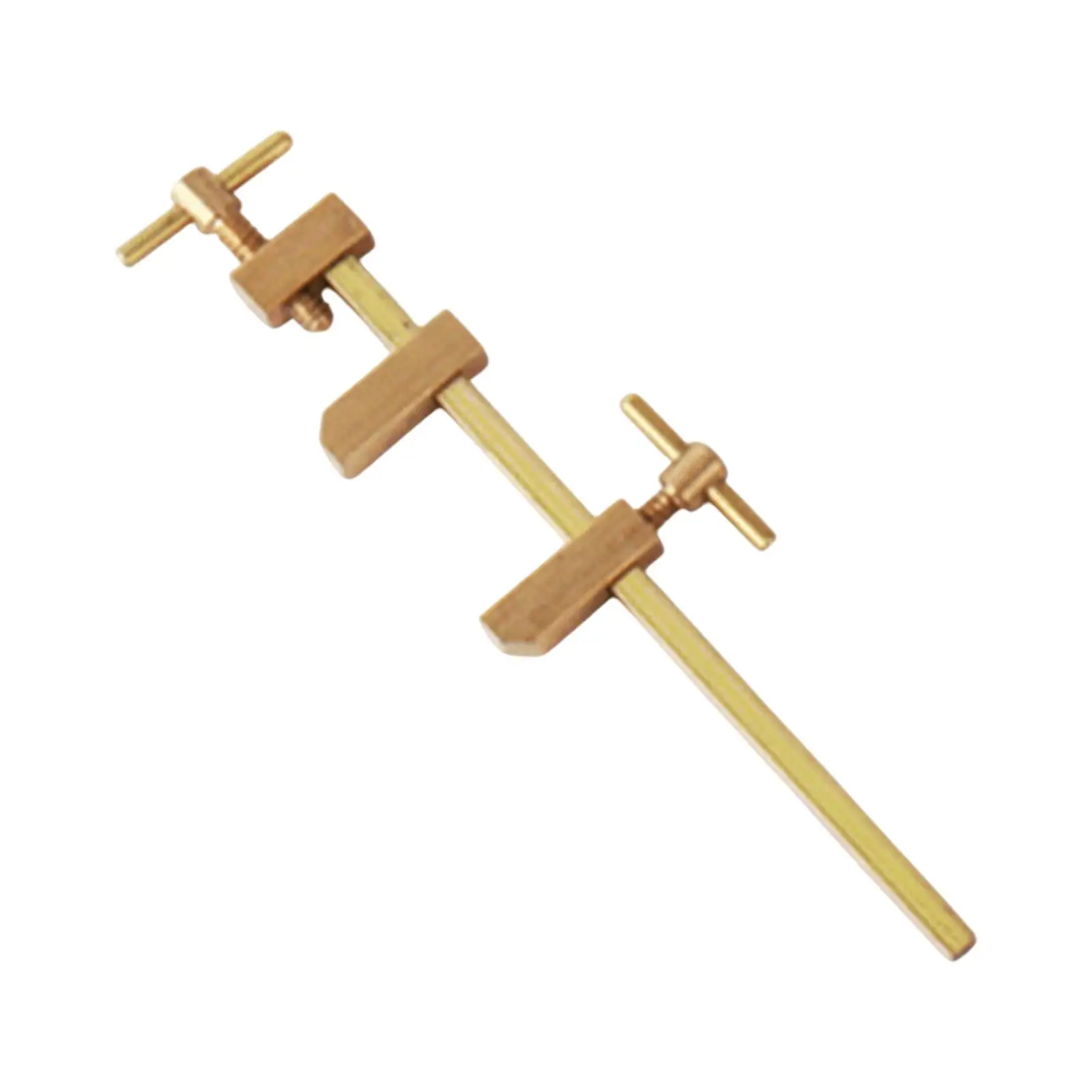 F Clamp Japanese Wood Clamp Brass Comfortable Fixture Splicing Board Positioning Panel Miniature Heavy Duty Woodworking Clamp