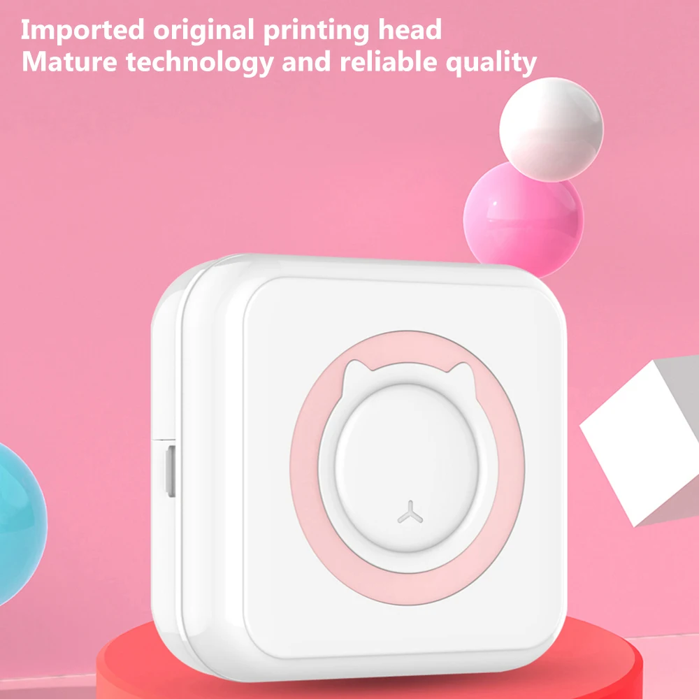 Mini Impressora Portátil Etiqueta de Bolso Etiqueta Adesiva Térmica Impressora Impressora sem Fio Bluetooth sem Tinta Papel Autoadesivo Impressão de Foto com Usb Memorando Impressão de Pergunta Errada - Imagem 4