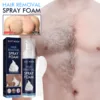 Hair Removal Spray for Men - Gentle and Effective, Perfect for Legs, Underarms, Chest Hair - Convenient Spray-On Formula 1