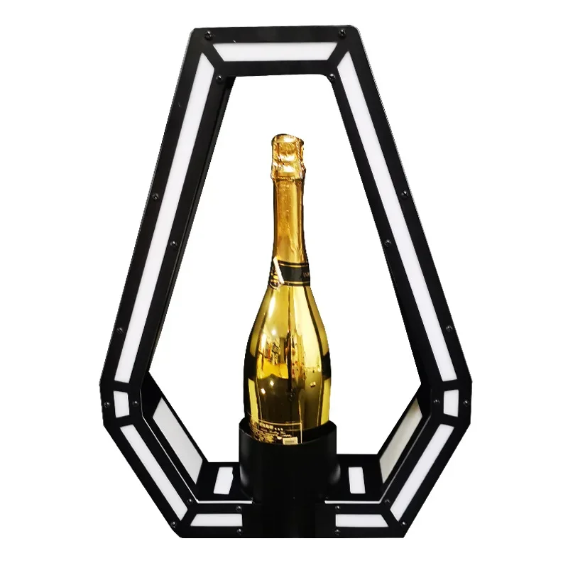 Rechargeable LED Champagne Wine Bottle Glorifier Display Stand VIP Presenter Service for Night Club Lounge Bar Party Decoration