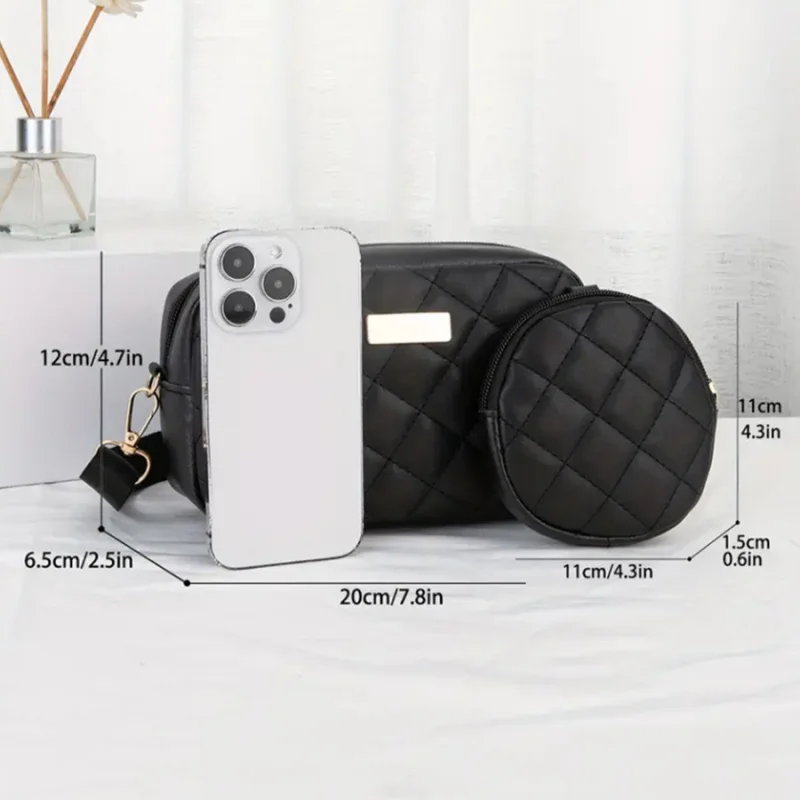 2025 Niche Fashion Two-Piece Simple Commuting Portable Women'S Crossbody Versatile Bag