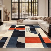Modern Decoration Living Room Carpet Fashion Geometric Design Large Rugs Bedroom Non-slip Rug Hall Sofa Side Plush Floor Mats 1