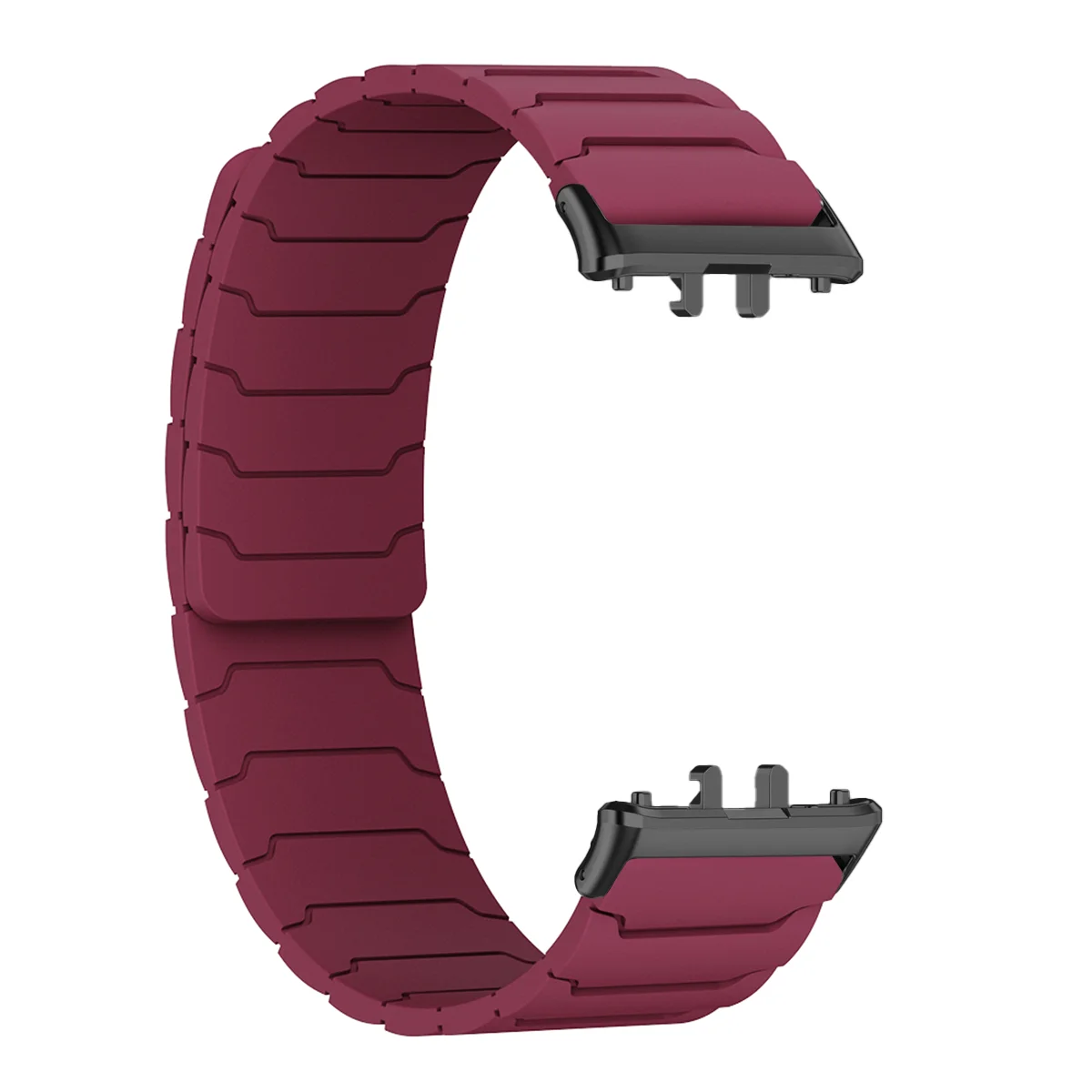 Magnetic Silicone Adjustable Strap for Smart Bracelet Wristbands