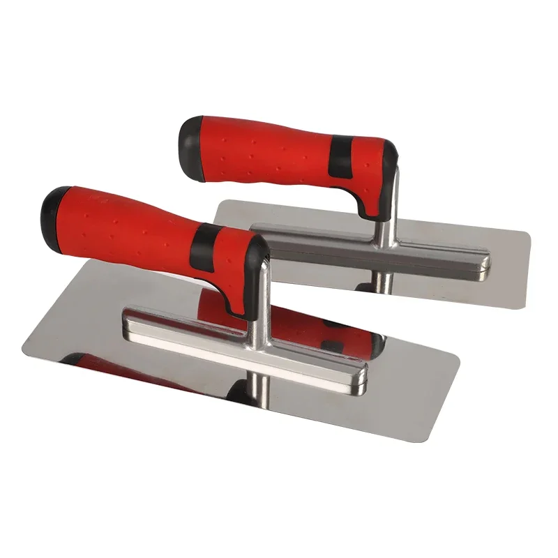 2 Pieces Plastering Trowel Tool Stainless Steel For Bricklayer Plaster Tools