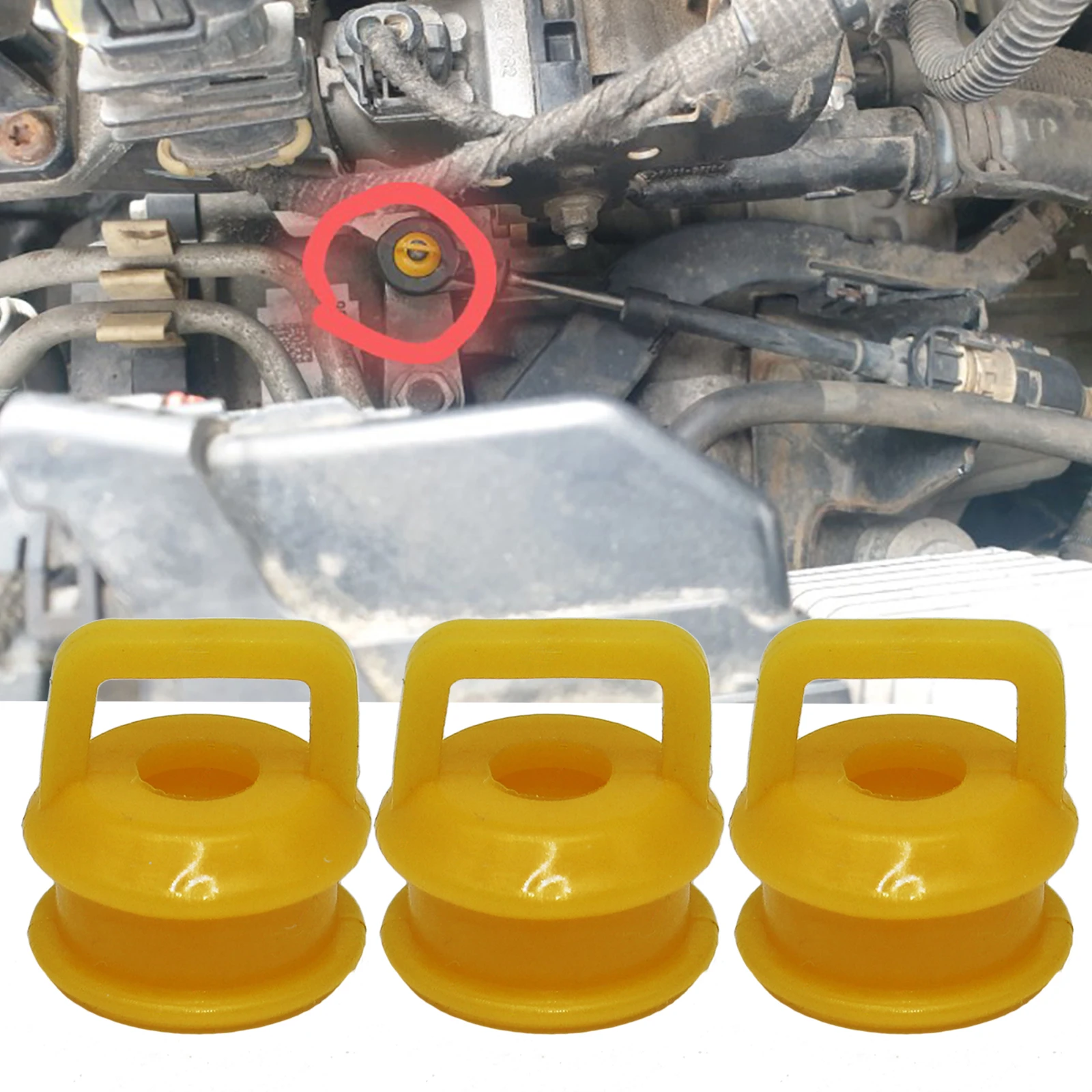 Shift Cable Bushing 3X Shift Cable Bushing For Chevrolet Cruze Opel Astra J Auto Transmission Linkage Grommet Rubber Repair Kit Car Replacement Part
