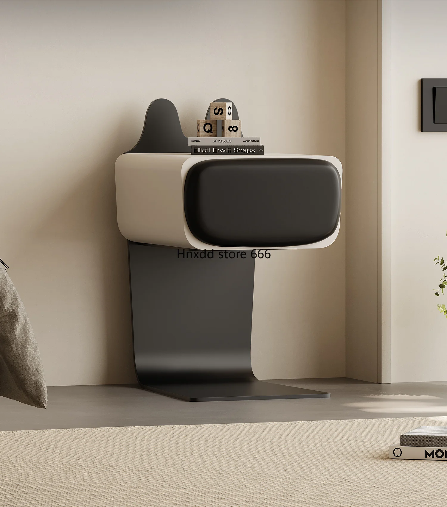 Super narrow cat ears bedroom bedside table