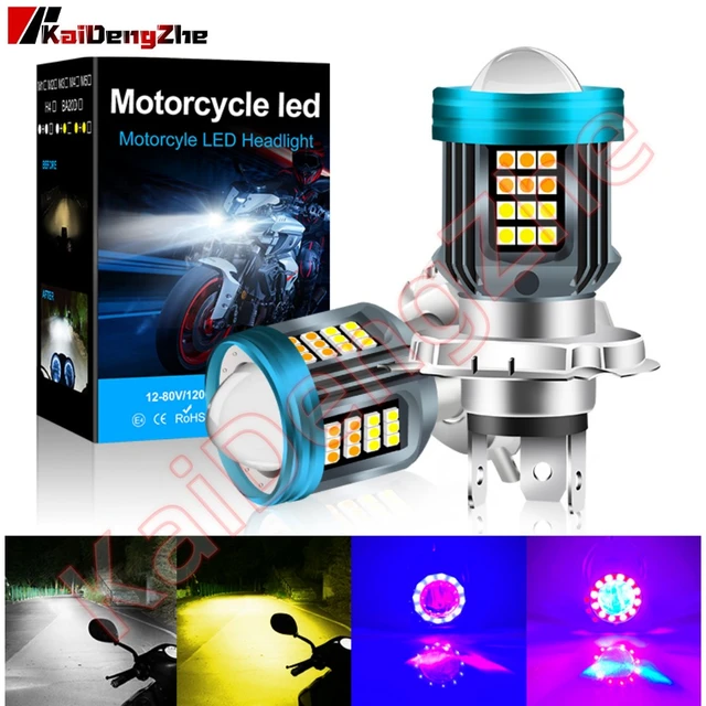 20000Lm H4 LED Moto H6 BA20D P15D LED Motorcycle Headlight Bulbs