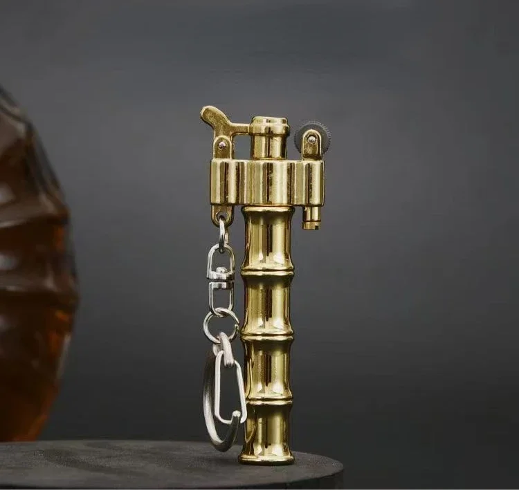 Bold Bamboo Lighter Torch Shaped Retro Kerosene Portable Easy Lighting Anywhere