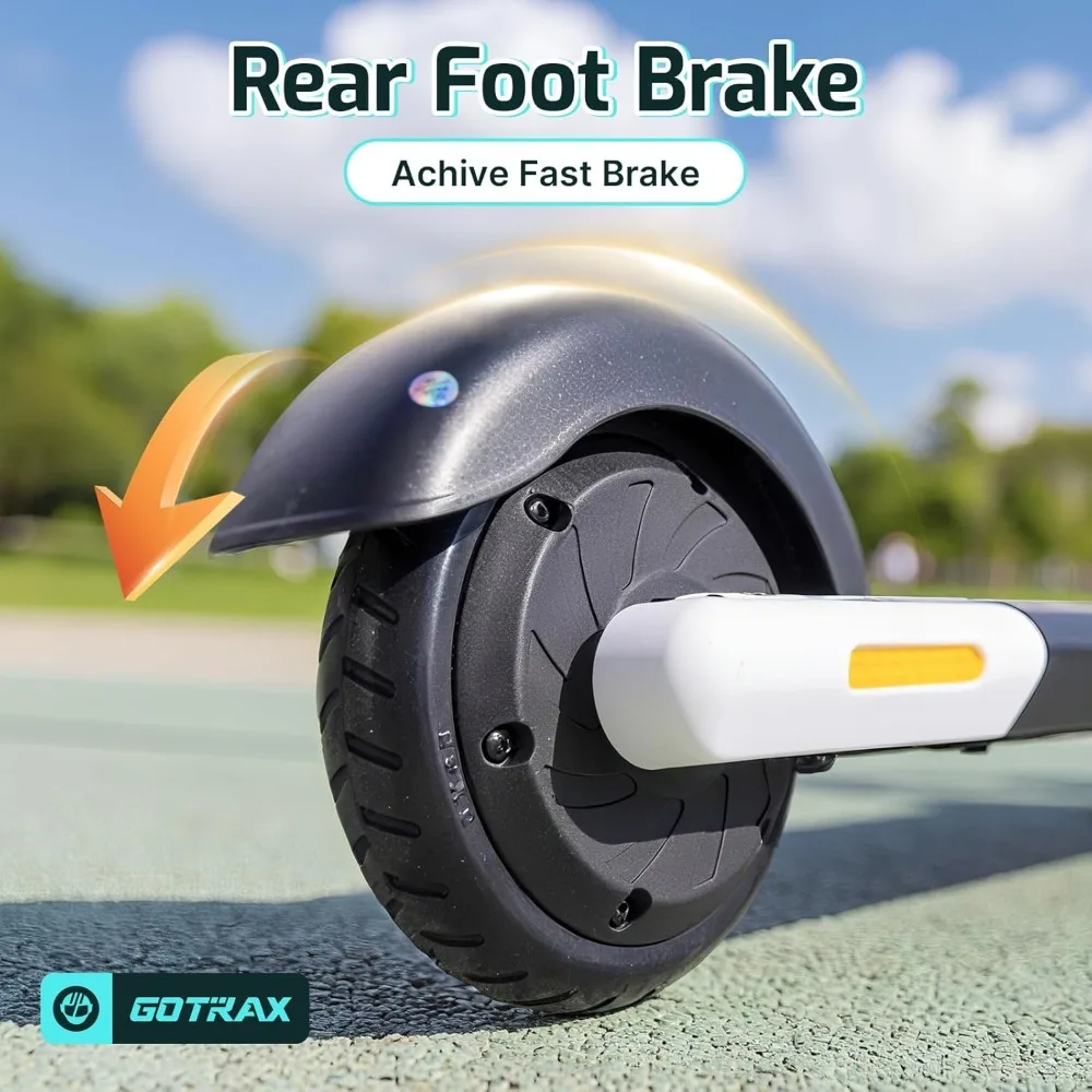 Gotrax GKS Series Electric Scooter for Kids Aged 6-12, Top Speed 7.5 MPH with 150W Motor, 6-Inch Wheels, and Thumb Throttle Cont