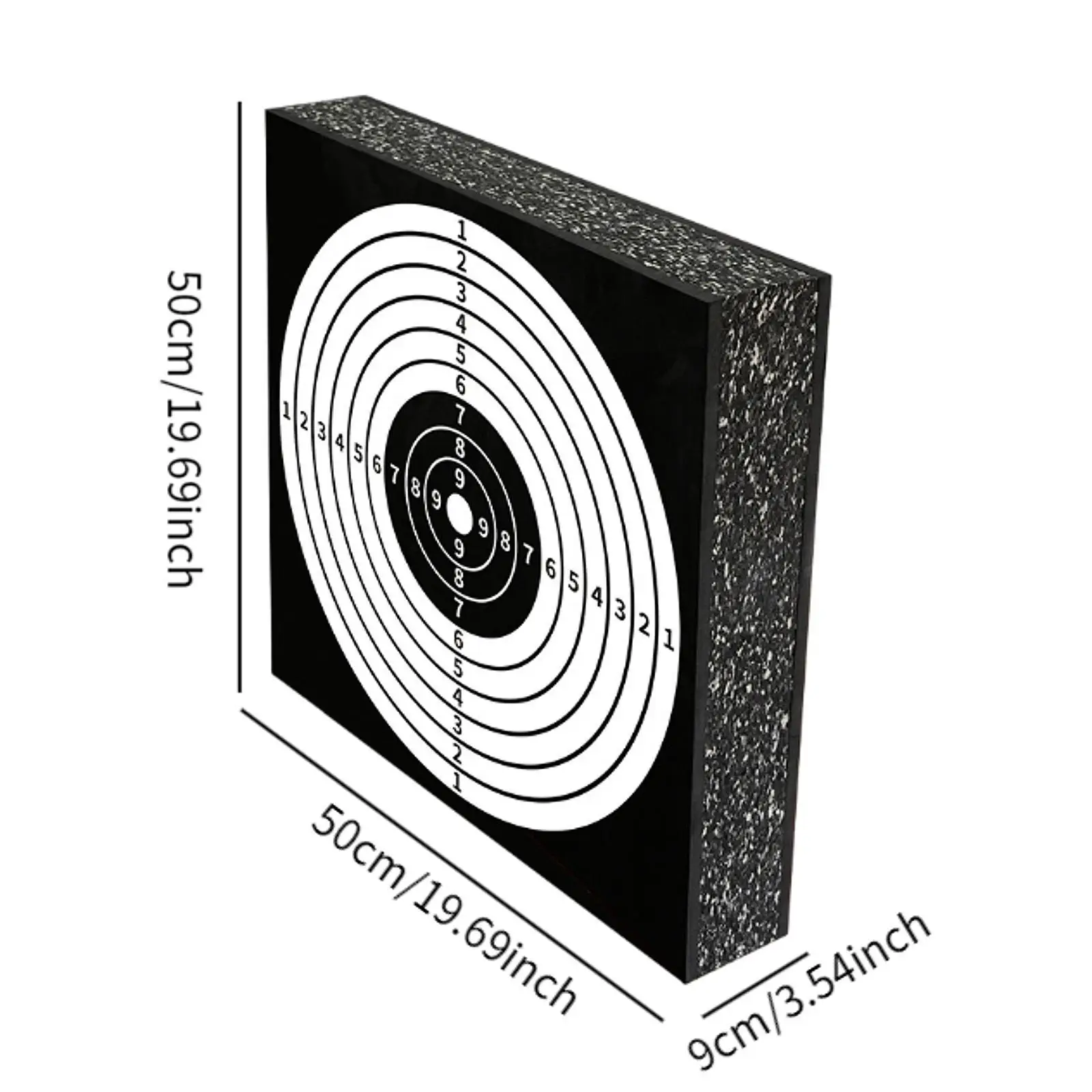 EVA Arrow Target Square Archery Target High Density Beginner Lightweight Adults Practice for Range Outdoor Outside Training