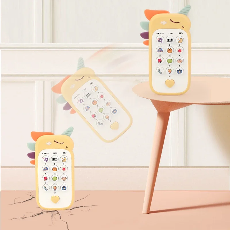 Baby Phone Toys Cute Telephone Teether Musical Voice Toy Early Educational Learning Machine Electronic Children Cellphone Gifts 5