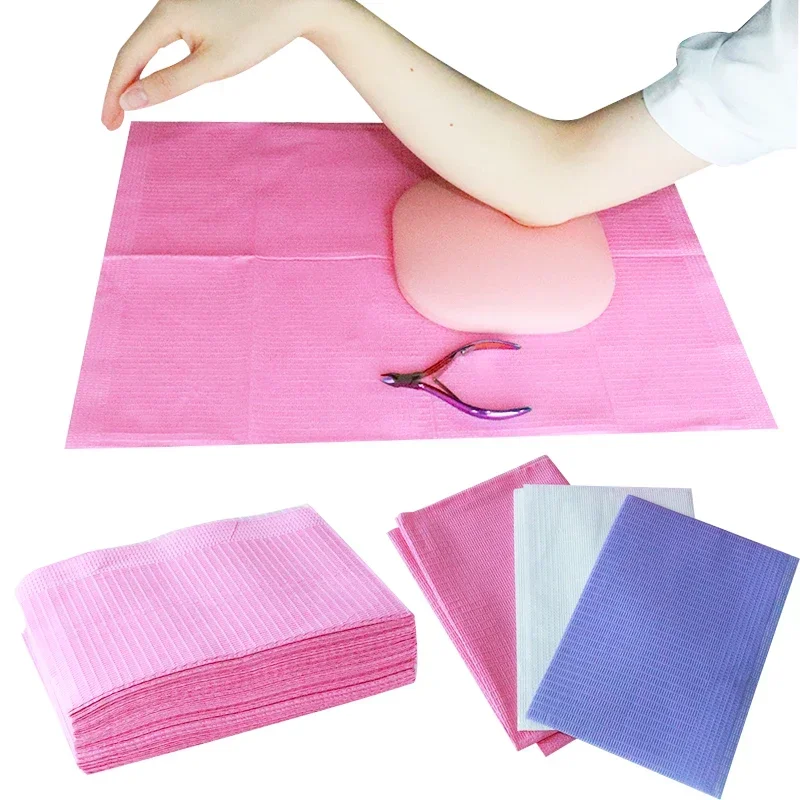 50Pcs Nail Art Table Mat Disposable Tattoo Clean Pad for Nails Waterproof Tablecloths Tattoo Accessories Nail Manicure Tools