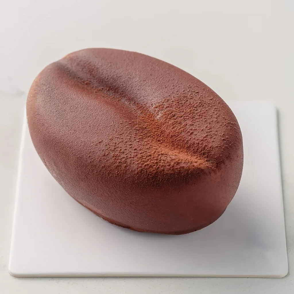 1 Stück Kaffeebohnenform – antihaftbeschichtete, leicht zu lösende und lebensmittelechte Silikon-Backform für Schokolade, Süßigkeiten, Cupcakes, Kekse – Detail 1