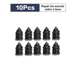 Universal Tire Puncture Repair Rubber Nail Set - 10/30 Pieces for Cars, Motorcycles, Trucks, Scooters, and Bikes (10pcs Large)