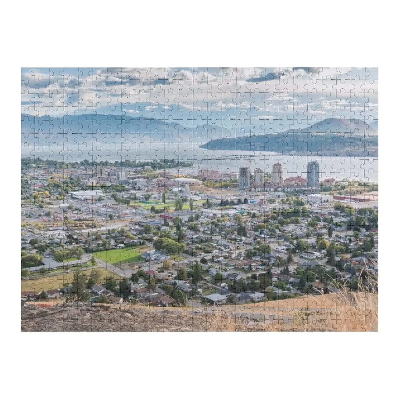 Kelowna City View from Knox Mountain Jigsaw Puzzle Scale Motors Jigsaw Custom Woods For Adults Picture Puzzle recipes from the woods