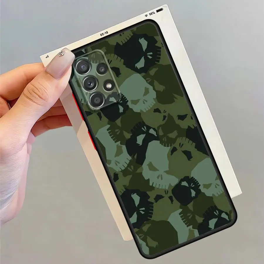 Camouflage Pattern Back Phone Cover Case