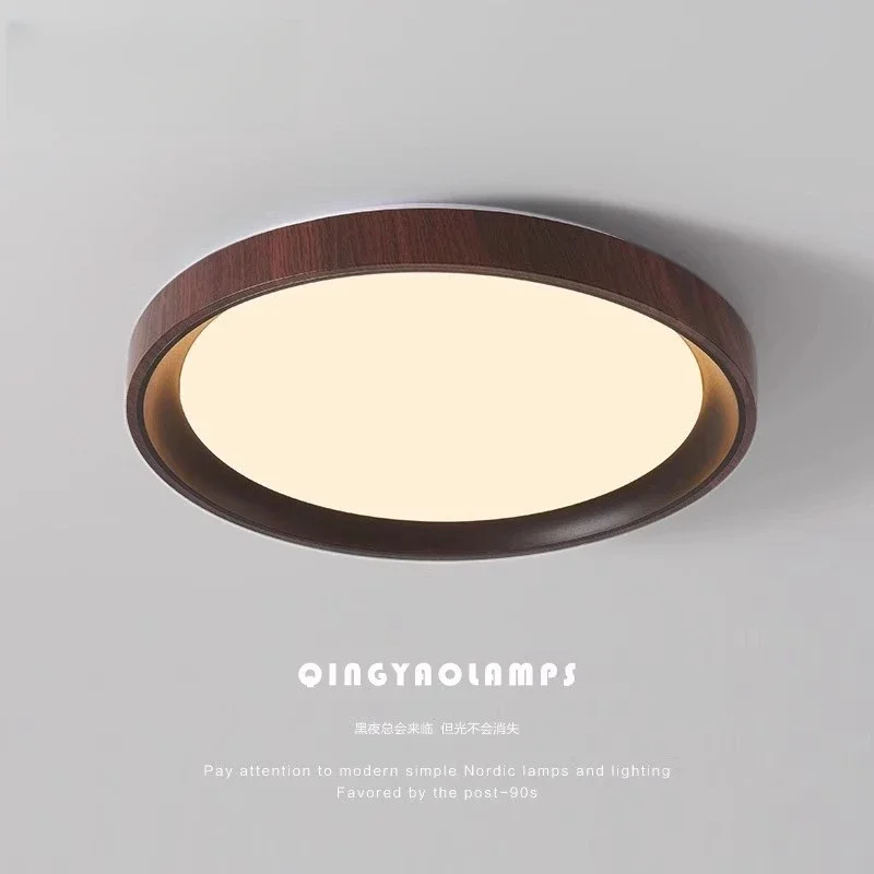 Wood-Style LED Ceiling Light 1