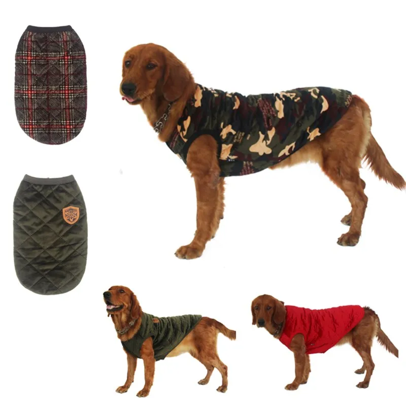 Dog Vest Winter Dog Clothes for Large Dog Jackets Golden Retriever