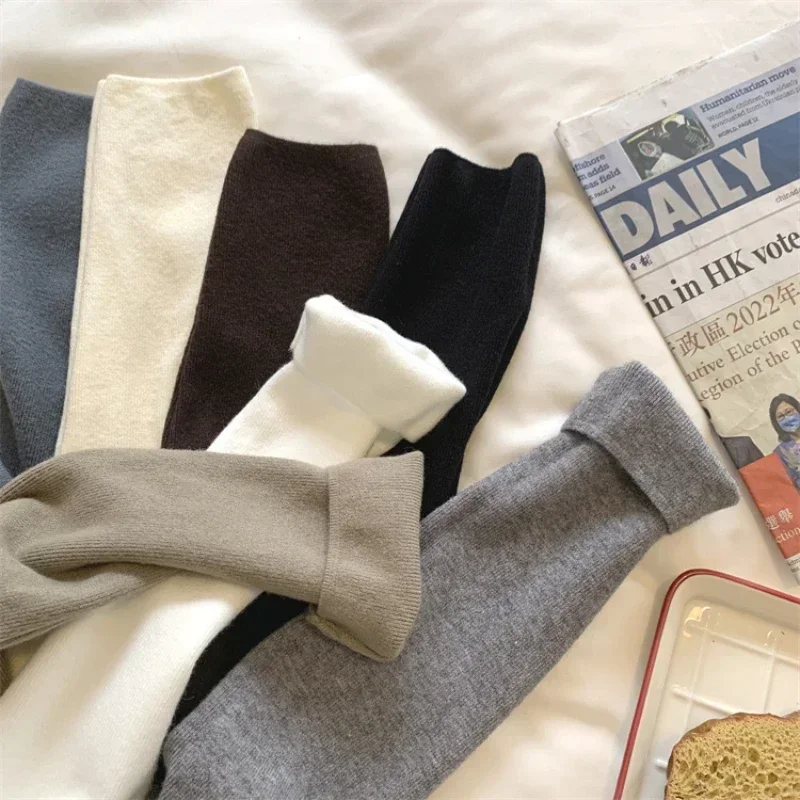 2025 Women Turtleneck Knitted Pullovers Solid Sweater Harajuku Korean Soft Warm Knitwear Autumn Winter Fashion Slim Jumpers Tops - Image 5