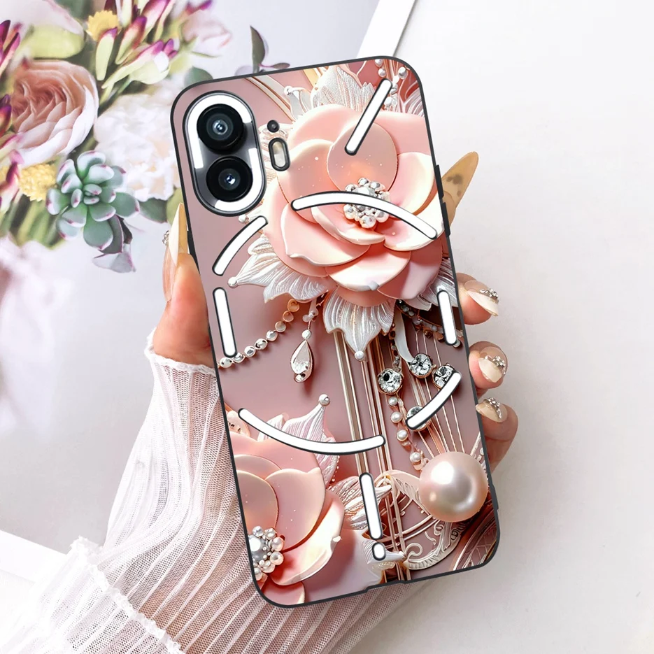 Floral Butterfly Design Soft TPU Phone Case