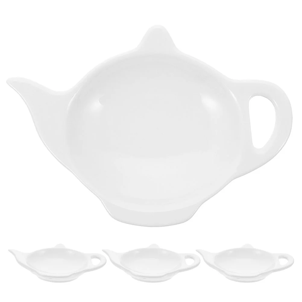 

Ceramic Tea Bag Saucer Holder Coaster Coffee Accessories Dish Decorative Delicate Small Dipping Dishes Organizer For Bags