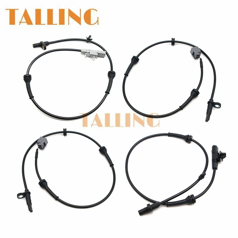 4PCS Front Rear Left/Right ABS Wheel Speed Sensor For Nissan Qashqai II 1.2 1.5 1.6 2.0 New 47910-4EA0A 47901-4EA0A 47900-4EA0A