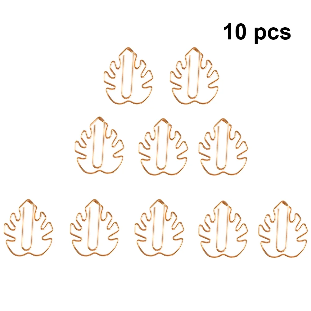 10pcs Creative Document Organizing Clip Clips Cartoon Tortoise Leaf Document Organizing Clip Clamps Bookmark Clips Portable
